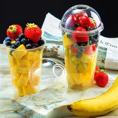 뚜껑이 달린 인쇄 플라스틱 컵